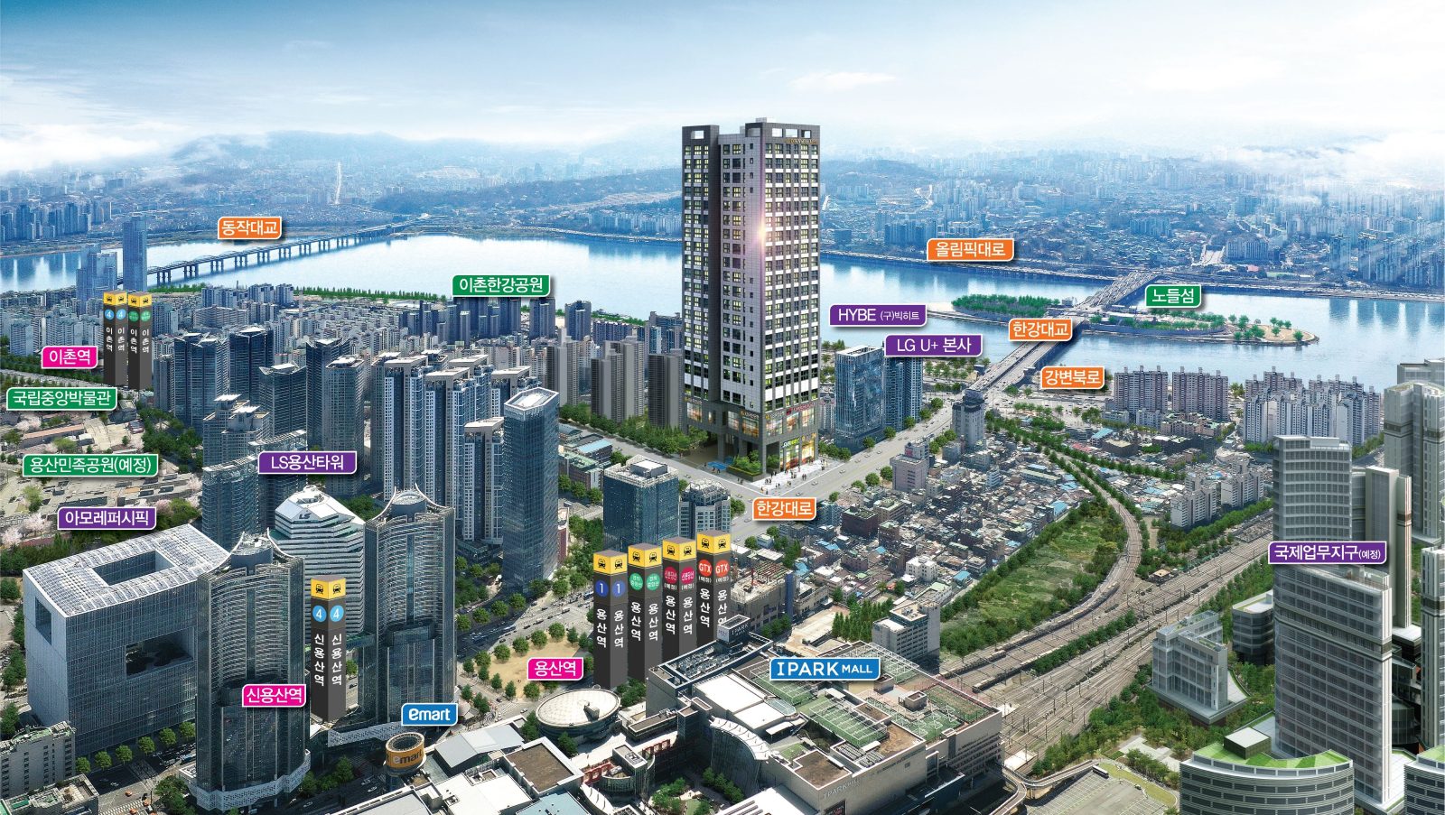 DK밸리뷰 용산 용산구 입지 환경
